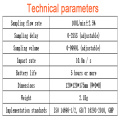 Microbiological  Air Sampler with  printing function FX-100S 100L  Air sampler